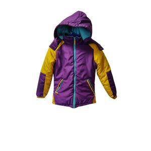 Mint Girl Kids Purple and Yellow Medium Jacket
